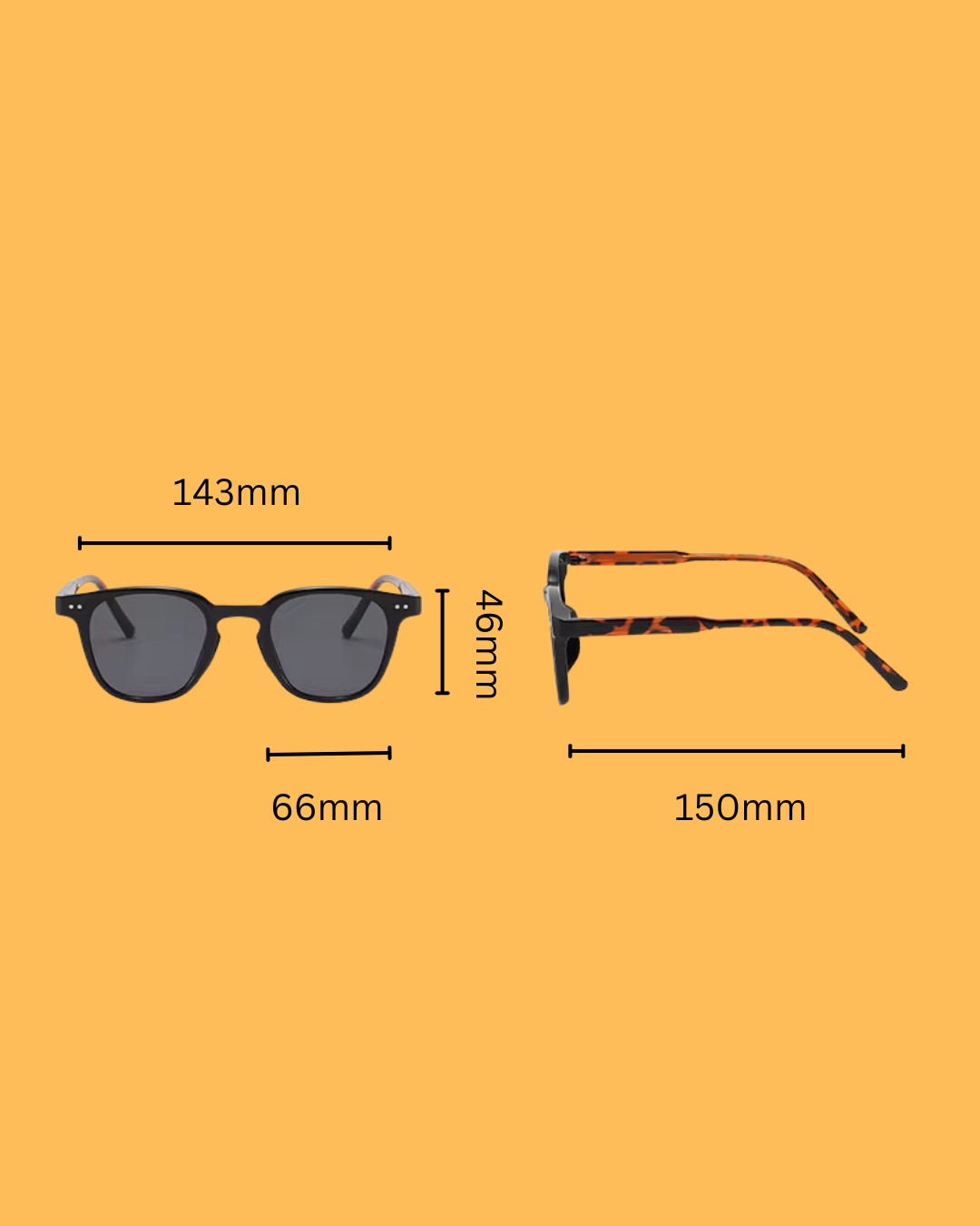 Tortoiseshell Cosmic Sunglasses